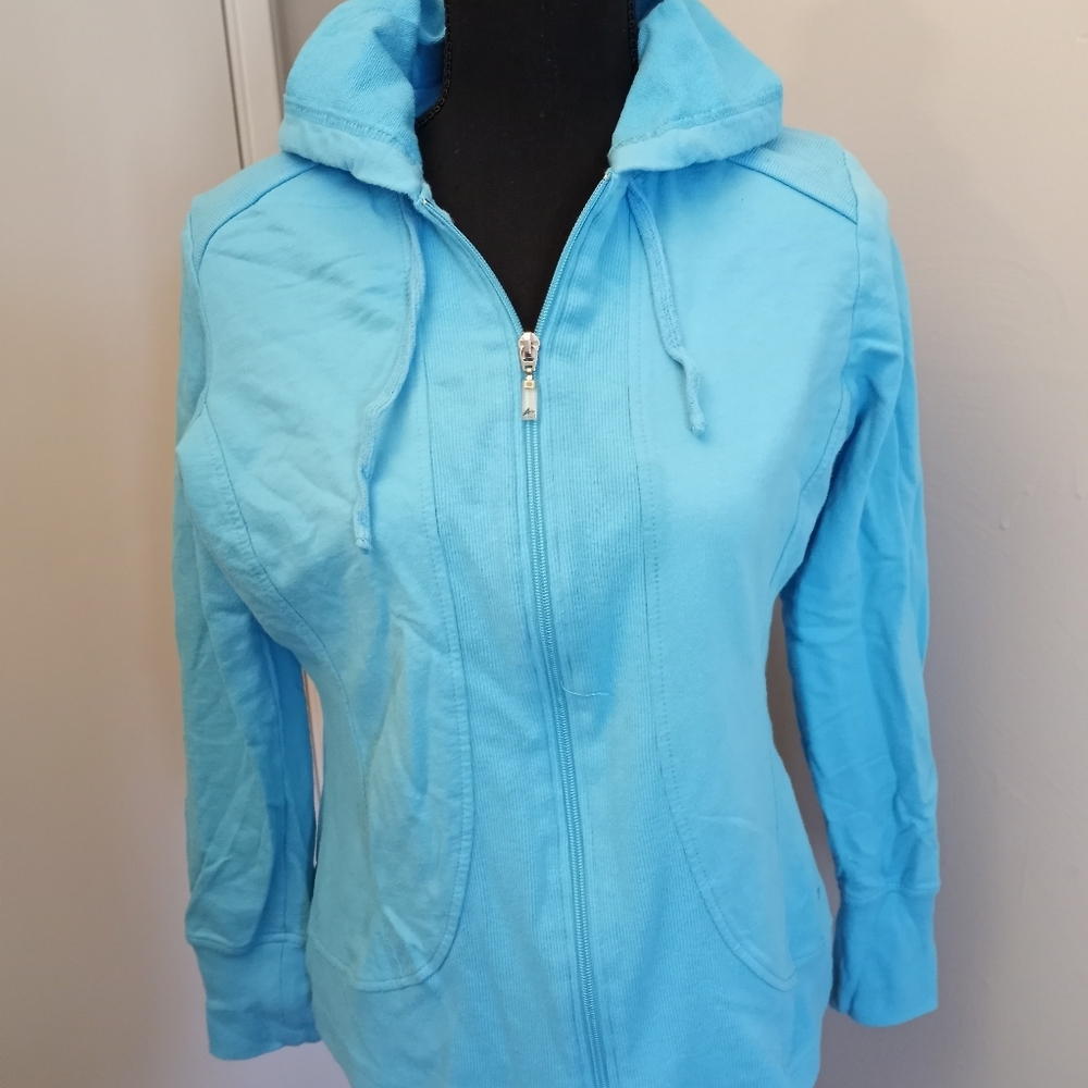 Athletec, LG, blue sweat jacket